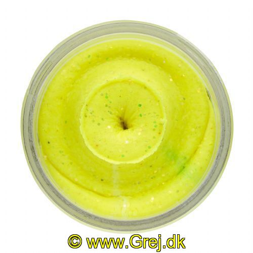 028632022771 - PowerBait med glimmer - SUNSHINE YELLOW w/liver - Solskinsgul med lever
