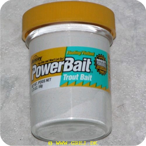 028632025017 - PowerBait uden glimmer - MARSHMELLOW WHITE