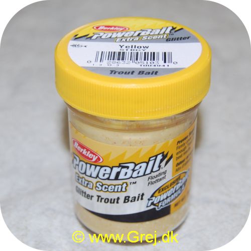 028632051030 - PowerBait med glimmer - YELLOW ekstra scent