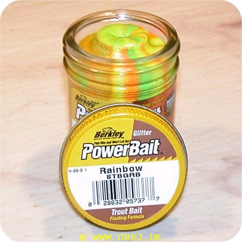 028632057377 - PowerBait med glimmer - RAINBOW ekstra scent