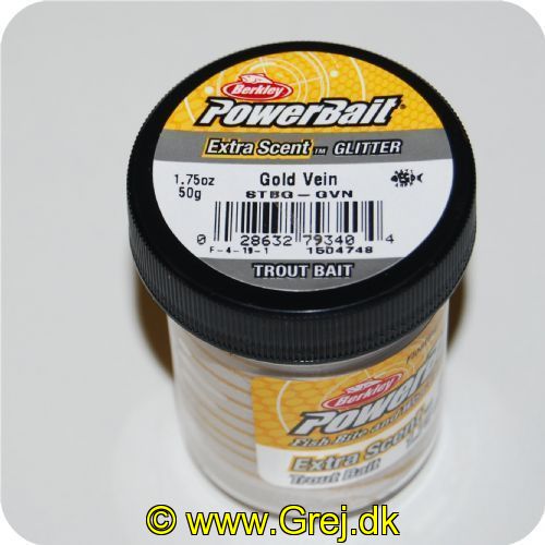 028632067765 - PowerBait med glimmer - LEMON TWIST (gul / orange / chartreuse)