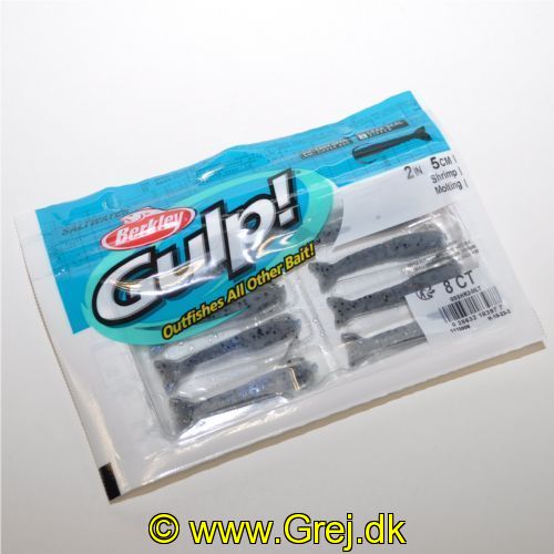 028632183977 - Berkley Gulp  - Baby Shrimp (reje) - Farve: Molting - Str. 5 cm - 8 stk.