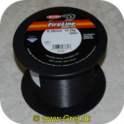 028632237823 - Berkley Fireline-Smoke-0,20 mm 13,2 kg