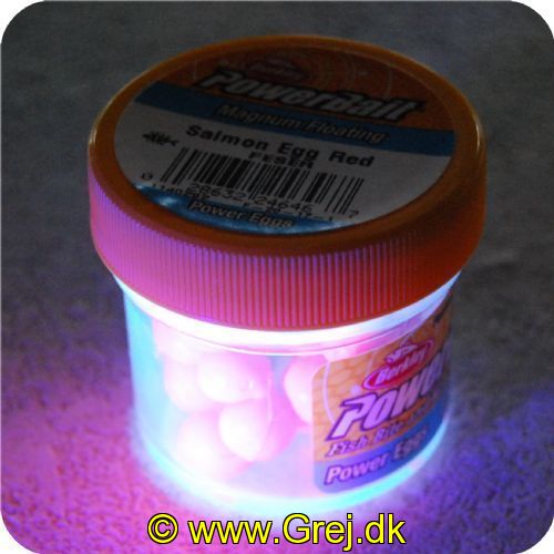 028632246467 - Berkley Power Eggs Magnum Floating - Salmon Red - Rød - Klip dem i 2-3 æg og sæt krogen i den første
40stk indhold
Billedet nr.2 er taget med UV-lygte.