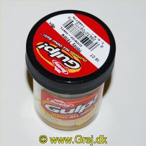 028632287729 - Berkley Gulp - 33mm lange - 18 stk. - Honeyworm - Honey Yellow
<BR>
<BR>
Ny lækker Honeyworm fra Gulp! - Perfekt til P&T søens ørreder. Fede farver og tiltrækkende duft.
10 Honeyworms i hvert glas.