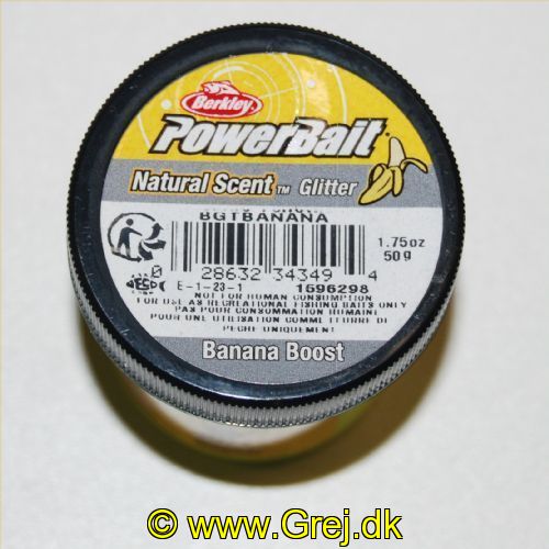 028632343494 - PowerBait med glimmer - BANANA BOOST (Sunshine Yellow)