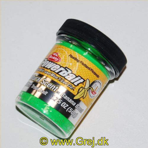 028632343524 - PowerBait med glimmer - BANANA BOOST (Spring Green)