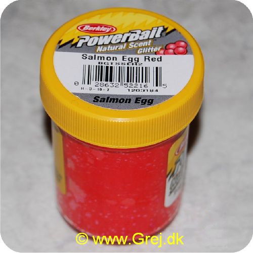 028632522165 - PowerBait med glimmer - SALMON EGG RED