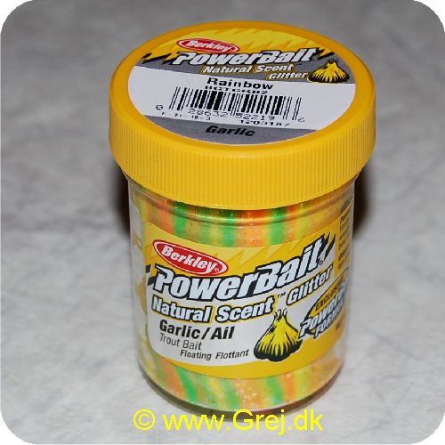 028632522196 - PowerBait med glimmer - RAINBOW med hvidløg