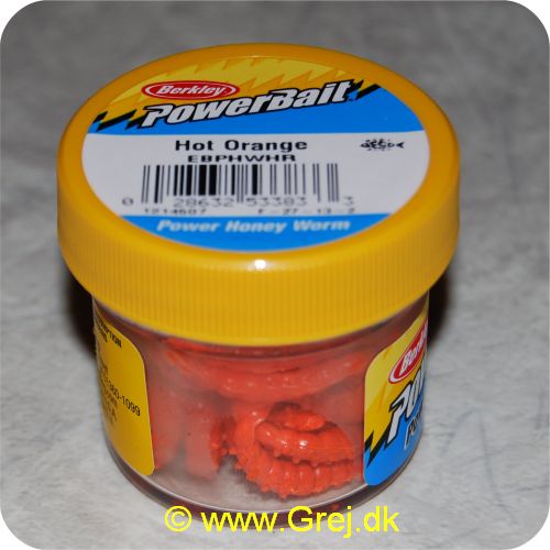028632533833 - PowerBait - Hot Orange - Power Honey Worm - Art. no.: 1214507