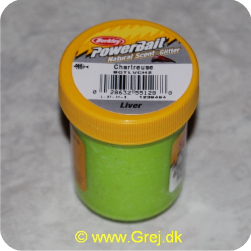 028632551288 - PowerBait med Glimmer - CHARTREUSE med lever