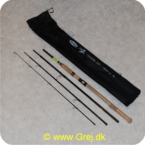 028632556276 - Berkley Phazer spinnestang - 9 fod - Kastevægt 15-40 gram - firdelt - Transportlængde: 76 cm - I stofpose