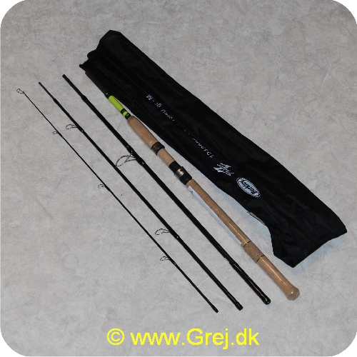028632556276 - Berkley Phazer spinnestang - 9 fod - Kastevægt 15-40 gram - firdelt - Transportlængde: 76 cm - I stofpose