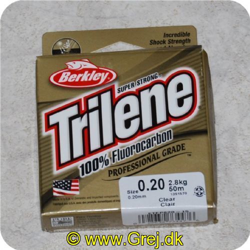 028632734476 - Berkley Trilene Super Strong - 100% Fluorocarbon - 0.20mm/2.8kg - 50m