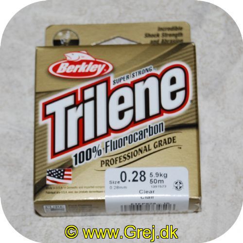 028632734506 - Berkley Trilene Super Strong - 100% Fluorocarbon - 0.28m/5.9kg - 50m