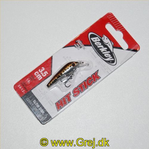 028632936429 - Berkley Hot Stick wobler - 3,5 cm - 1,9 g - Vairon - Langsomt synkende (Slow Sink)