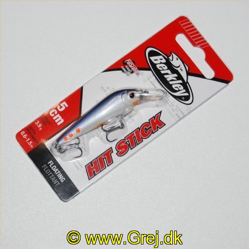 028632936573 - Berkley Hot Stick wobler - 5 cm - 3,9 g - Blue Roach - Flydende (Floating) - Dybde: 0,6-1,5m