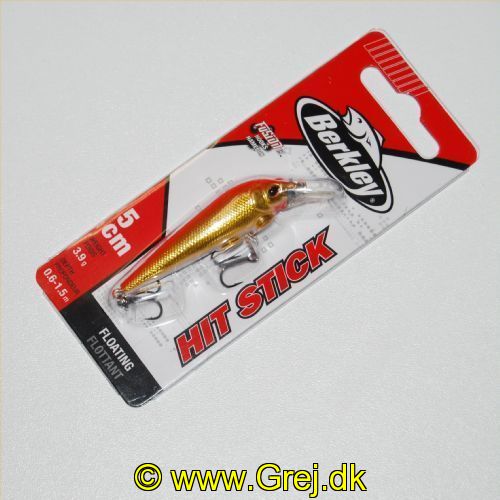 028632936665 - Berkley Hot Stick wobler - 5 cm - 3,9 g - Goldfish - Flydende (Floating) - Dybde: 0,6-1,5m