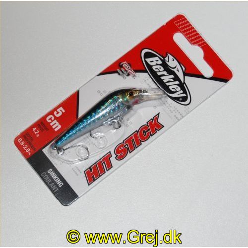 028632936726 - Berkley Hot Stick wobler - 5 cm - 4,2 g - Blue Shiner - Synkende (Sinking) - Dybde: 0,8-2m