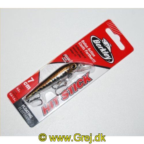 028632936818 - Berkley Hot Stick wobler - 7 cm - 6,6 g - Vairon - Flydende (Floating) - Dybde: 0,6-1,5m