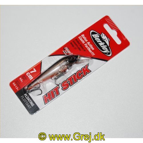 028632936863 - Berkley Hot Stick wobler - 7 cm - 6,6 g - Phantom - Flydende (Floating) - Dybde: 0,6-1,5m