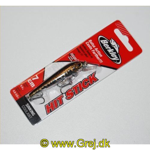 028632936900 - Berkley Hot Stick wobler - 7 cm - 6,9 g - Vairon - Synkende (Sinking) - Dybde: 0,8-2,0m