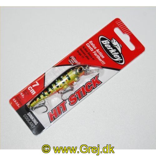 028632936955 - Berkley Hot Stick wobler - 7 cm - 6,9 g - Brook Trout - Synkende (Sinking) - Dybde: 0,8-2,0m