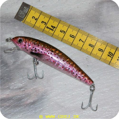 036282823341 - Tormentor wobler - 9 cm. (Sort/Orange/Pink) (Org. titel : H-BRPS) - Floating<BR>Tormentor er en effektiv og letkastet kystwobler, som har haft stor fremgang i den seneste år. Indbyggede raslekugler hidser fiskene til hug under indspinningen. Flash-farverne og den holografiske finish giver et naturtro indtryk, som de færreste fisk kan modstå. En wobler med et meget bredt anvendelsesområde. Fra trolling efter laks til ørredspin i vandløbet. Kan sågar "jerkes" ved geddefiskeri.