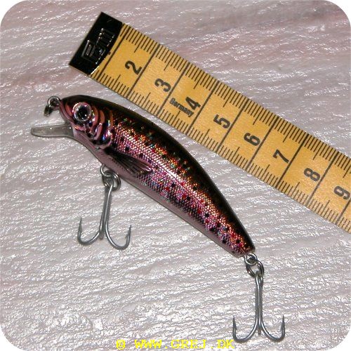 036282844605 - Tormentor wobler - 7 cm. (Sort/Orange/Pink)<BR>(Org. titel : H-BRPS)<BR>Sinking<BR>Tormentor er en effektiv og letkastet kystwobler. som har haft stor fremgang i den seneste år. Indbyggede raslekugler hidser fiskene til hug under indspinningen. Flash-farverne og den holografiske finish giver et naturtro indtryk. som de færreste fisk kan modstå. En wobler med et meget bredt anvendelsesområde. Fra trolling efter laks til ørredspin i vandløbet. Kan sågar "jerkes" ved geddefiskeri.