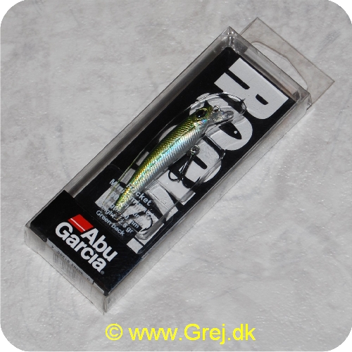 036282912854 - Abu Rocket mini minnow wobler - 5 cm - 2,5 gram - Grøn/sølv