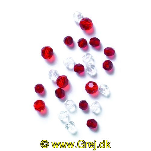 047708724272 - ACCESSORIES - LAZER GLASS BEAD ASSORTMENT - Model:AGBDASST25 - RED AND CLEAR - Enheder per pakke: 25
De små perler vejer ca. 0,275g stk. og de store ca. 0,575g stk.