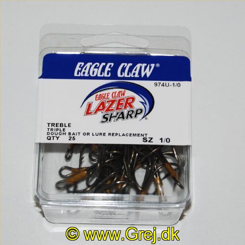 047708804752 - U-PACK - STRAIGHT POINT 2X STRONG TREBLE - Model:974UH-1/0 - BRONZE - Enheder per pakke: 25