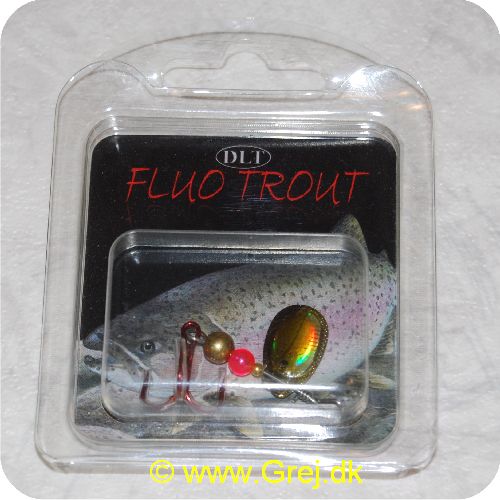 0726658000789 - DLT Fluo Trout - Silver - Lille let spinner til UL-stang