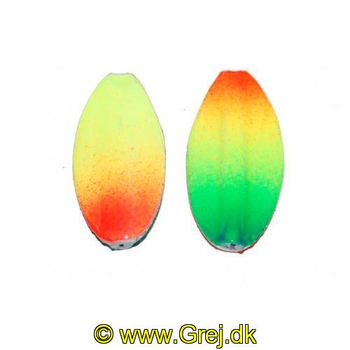 12702 - Trutta Flex Mini - 4 gram - Rainbow (Blå/Grøn/Gul/Rød / Rød/Orange/Gul) - En nyhed indenfor individuel designet UL fiskegrej. Trutta Flex har den perfekte gang i vandet. Trutta Flex er totalt uimodståelig for de kendte sportsfisk som f.eks. regnbueørred. guldørred. Tigerørred. laks og havørred.<BR>
Suveræn til Put & Take.