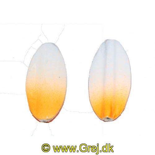 12707 - Trutta Flex Mini - 4 gram - Hvid m/Orange Røv og glow på den ene side - En nyhed indenfor individuel designet UL fiskegrej. Trutta Flex har den perfekte gang i vandet. Trutta Flex er totalt uimodståelig for de kendte sportsfisk som f.eks. regnbueørred. guldørred. Tigerørred. laks og havørred.<BR>
Suveræn til Put & Take.