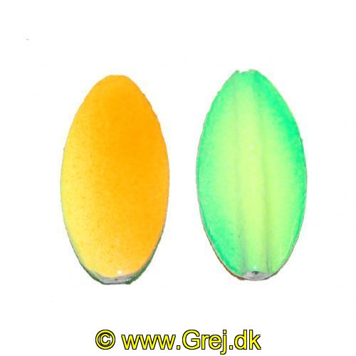 12708 - Trutta Flex Mini - 4 gram - Melon (Grøn/Gul / Orange/Gul) - En nyhed indenfor individuel designet UL fiskegrej. Trutta Flex har den perfekte gang i vandet. Trutta Flex er totalt uimodståelig for de kendte sportsfisk som f.eks. regnbueørred. guldørred. Tigerørred. laks og havørred.<BR>
Suveræn til Put & Take.