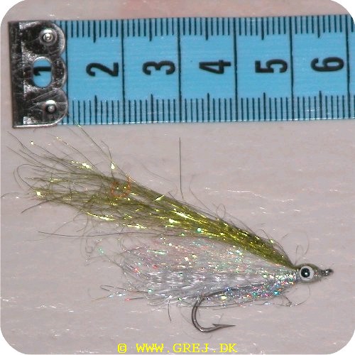 1355 - Frits Saltwater streamer Str. 6 Olivw/silver Herring