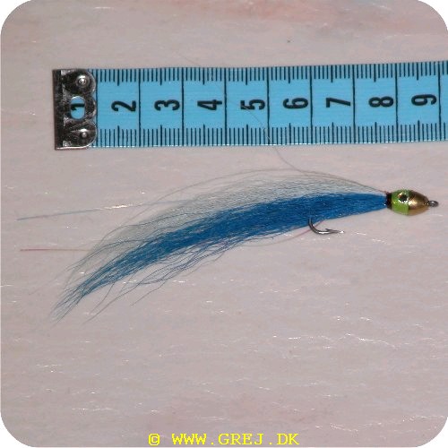 1363 - Frits Saltwater streamer Str. 6 White/blue Bullet