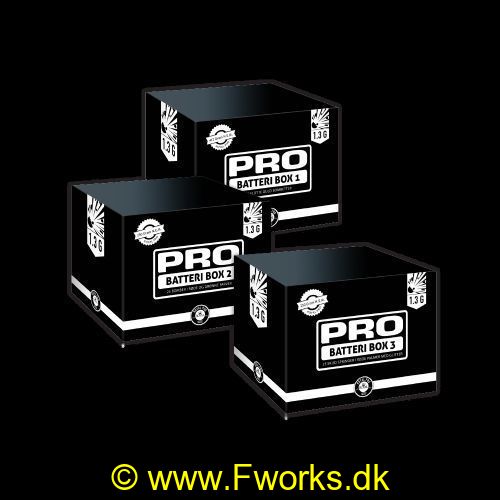 16.9245 - Pro batteri - 3 * 25 skuds Pro Royal batterier - NEM 913g