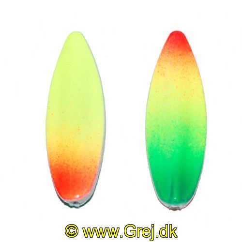 18502 - Trutta Flex - 6 gram - Rainbow (Blå/Grøn/Gul/Rød / Rød/Orange/Gul) - En nyhed. <BR>Trutta Flex har den perfekte gang i vandet. Trutta Flex er totalt uimodståelig for de kendte sportsfisk som f.eks. regnbueørred. guldørred. Tigerørred. laks og havørred.<BR>
Suveræn til Put & Take.