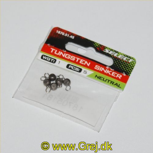 18705181 - Select Jig Head Tungsten -  5 stk. - 1 gram