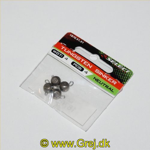 18705187 - Select Jig Head Tungsten -  5 stk. - 4 gram