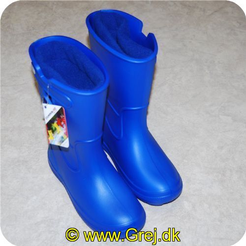 2010000000397 - Super Light Børne Støvler str. 34-35 - Blå 
Letvægts støvler fremstillet i EVA materiale. Der gør dem meget lette og varme - beskytter mod lave temperaturer. - Indersokken kan vaskes.