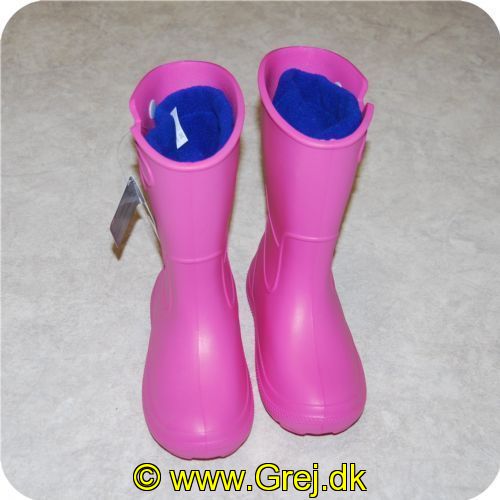 2010000000410 - Super Light Børne Støvler str. 30-31 - Pink 
Letvægts støvler fremstillet i EVA materiale. Der gør dem meget lette og varme - beskytter mod lave temperaturer. - Indersokken kan vaskes.