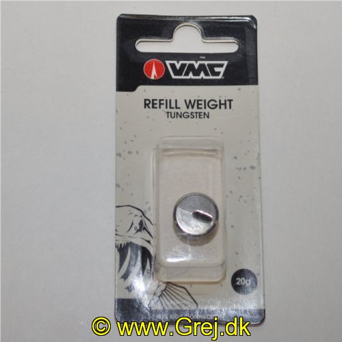 3359228781060 - VMC Refill - Tungsten Pike Weight - 20g - 1 stk. - Passer til VMC Pike Rig Stinger: 
http://www.Grej.dk/?side=vare&varenr=3359228765060