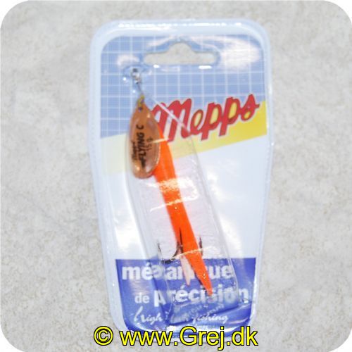 3700731805482 - Mepps Flying C Aglia - 15 gram  -  Orange/Kobber