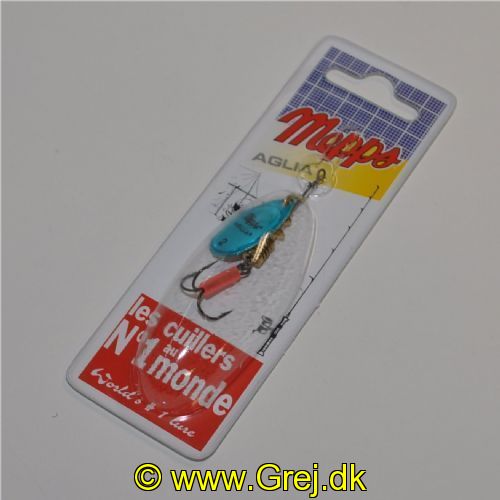 3700731806229 - Mepps Aglia - Str. 2 - 4,5 gram - Blå/Sølv