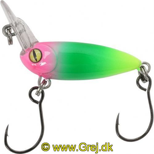 4005652006321 - Billy Beetle - 30mm - 2,3g - Synkende - Farve: Pink-Grøn-Gul - 136430003