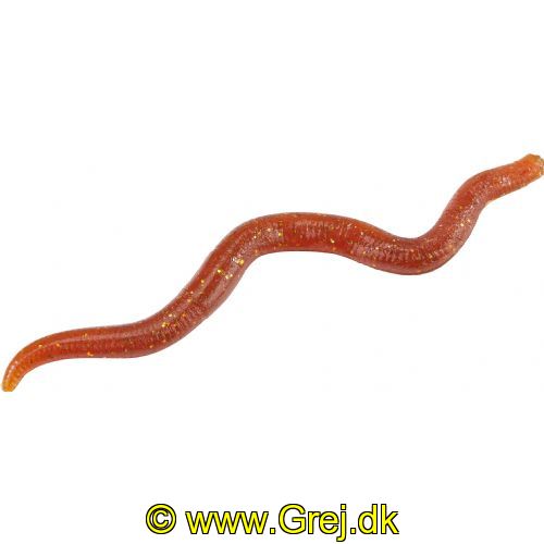 4005652007182 - Wiggle Worm - 8cm - 6 stk. - Flydende - Farve: Motoroil - 133260001