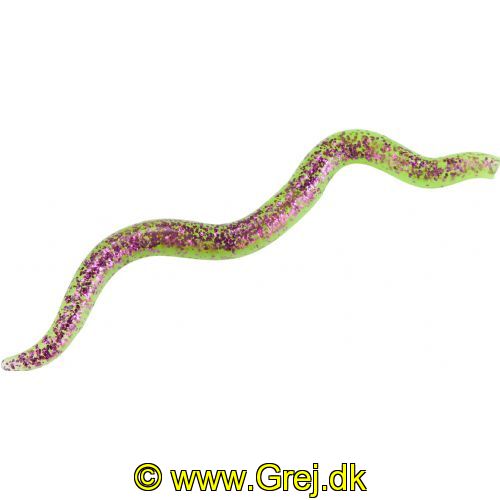 4005652007229 - Wiggle Worm - 8cm - 6 stk. - Flydende - Farve: Purple Chartreuse - 133260004